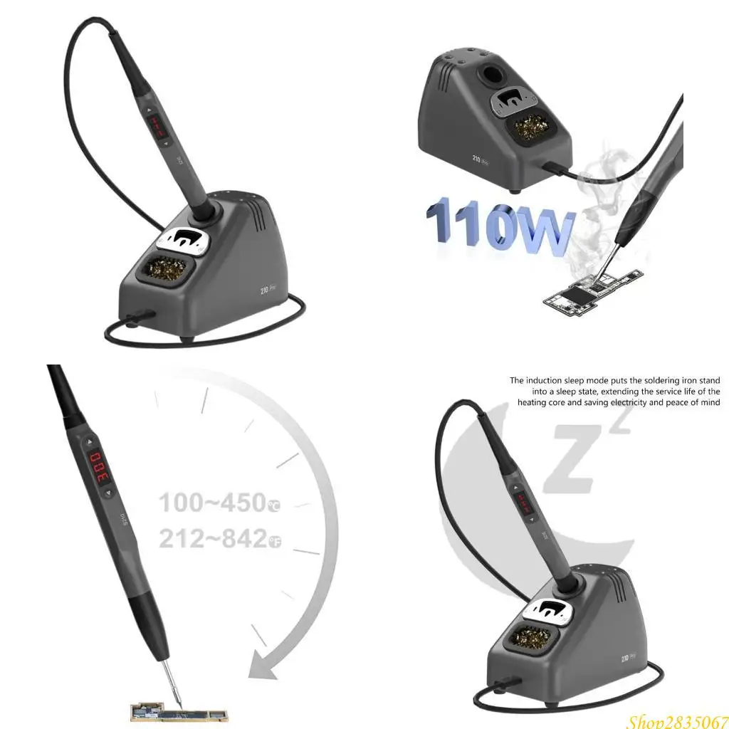 

Многофункциональная паяльная станция с аксессуарами для очистки идеально подходит для создания и технического обслуживания 831F