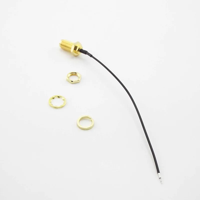 SMA female to RP SMA Female to uFL/u.FL/IPX/IPEX UFL RG1.13mm Antenna RF solder Cable IPX Extension Connector WiFi Pigtail W28