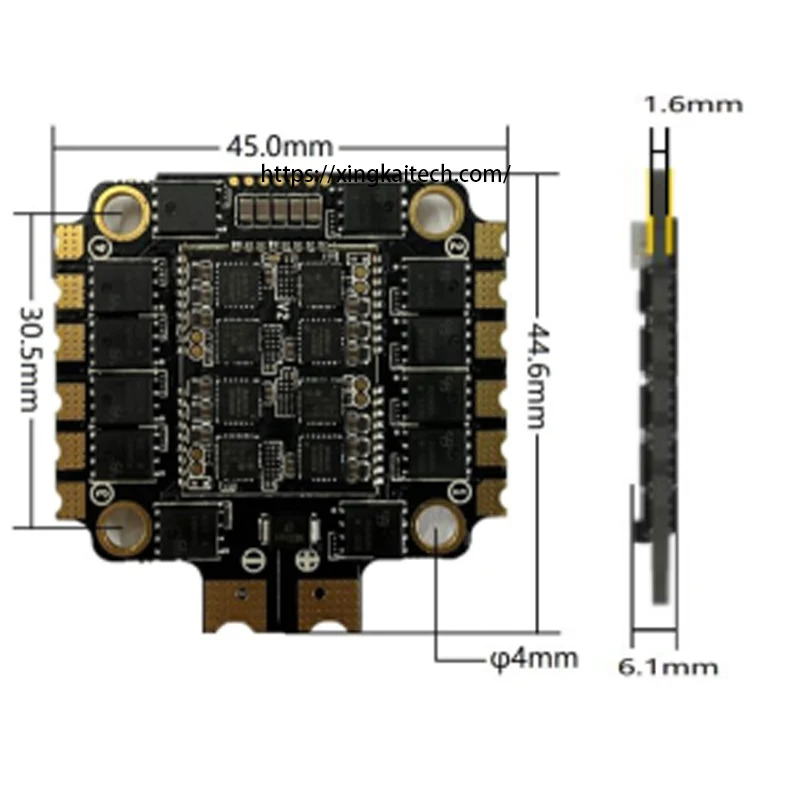 Flying Tower F405 V3 Flight Controller  AM32 50A ESC-50A 4 in 1 ESC Stack High Precision GPS 3-6S for FPV Racing Drone RC Models