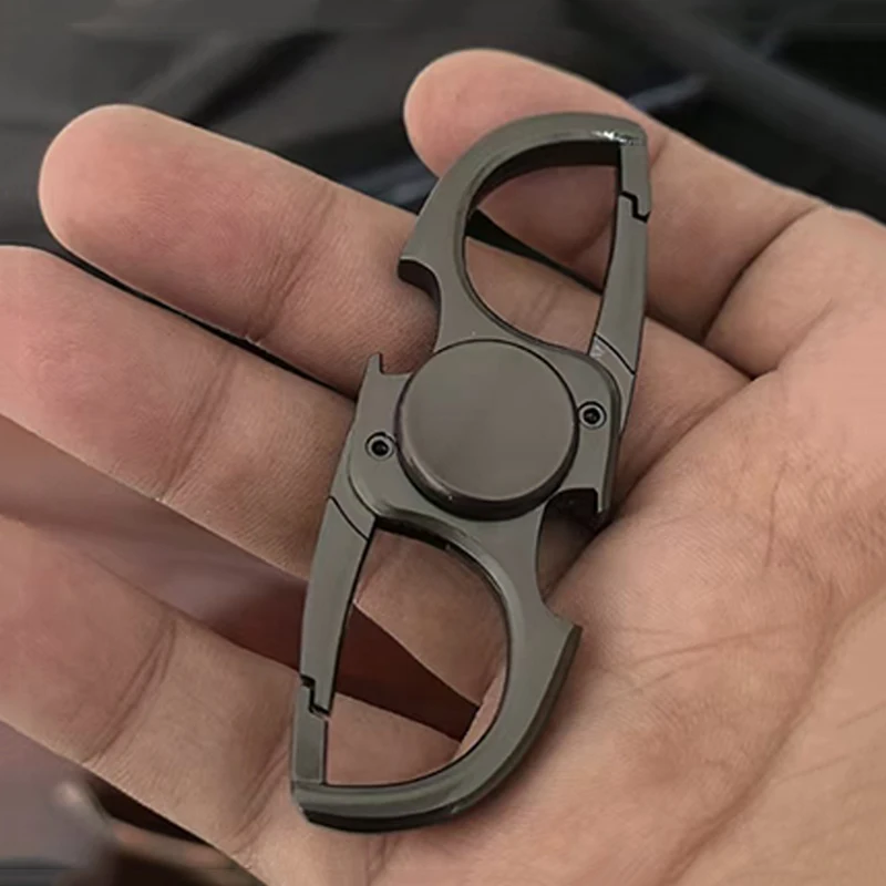 Portachiavi apribottiglie Fidget Spinner Gadget EDC ADHD Ansia Giocattoli antistress Regali novità per adulti Ragazzi adolescenti