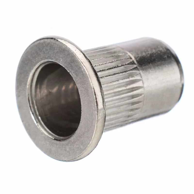50 ชิ้น Rivet Nut M3-M12 ด้าย 304 สแตนเลสสตีลแบนหัว Rivet Nut ใส่ Nut มือ Rivet Nut หัวปืนคู่มือ Riveter ชุดเครื่องมือ