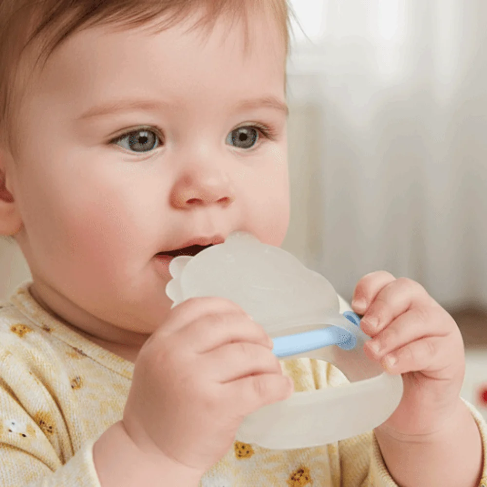 Mordedor de dinosaurio suave para bebé, juguetes para la dentición, anticaída, anticomer, para calmar las encías, fácil agarre, 3 uds.