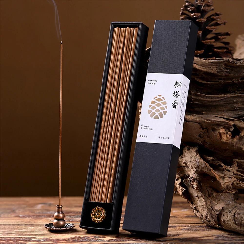

Pinecone stick incense, Chinese fragrance incense sticks, Home aromatherapy purification meditation Buddha Offering Incense