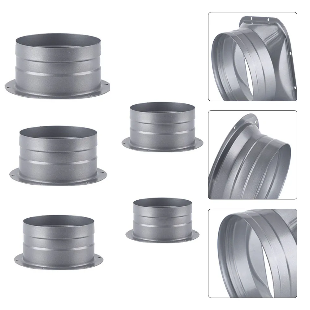 Flange de ventilação de ar para tubo redondo de 3-8 polegadas, assento de metal, conector de mangueira de ventilação de ar, encaixe de duto de exaustão, sistema de ar, hardware de ventilação