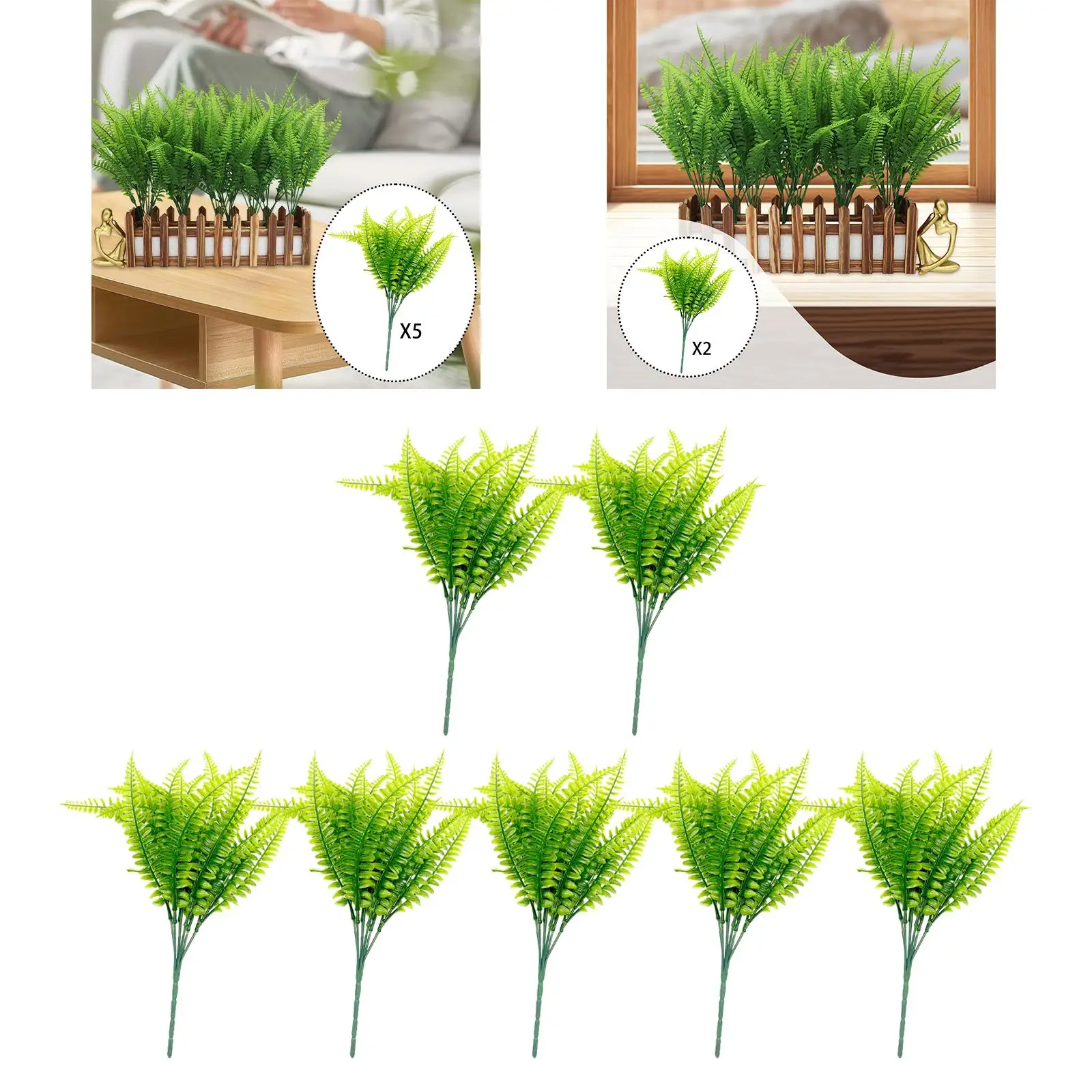 30 سنتيمتر العشب الفارسي الاصطناعي السرخس مادة PP خفيفة الوزن لديكور الحائط العمودي ملحق متعدد الوظائف ديكور المنزل