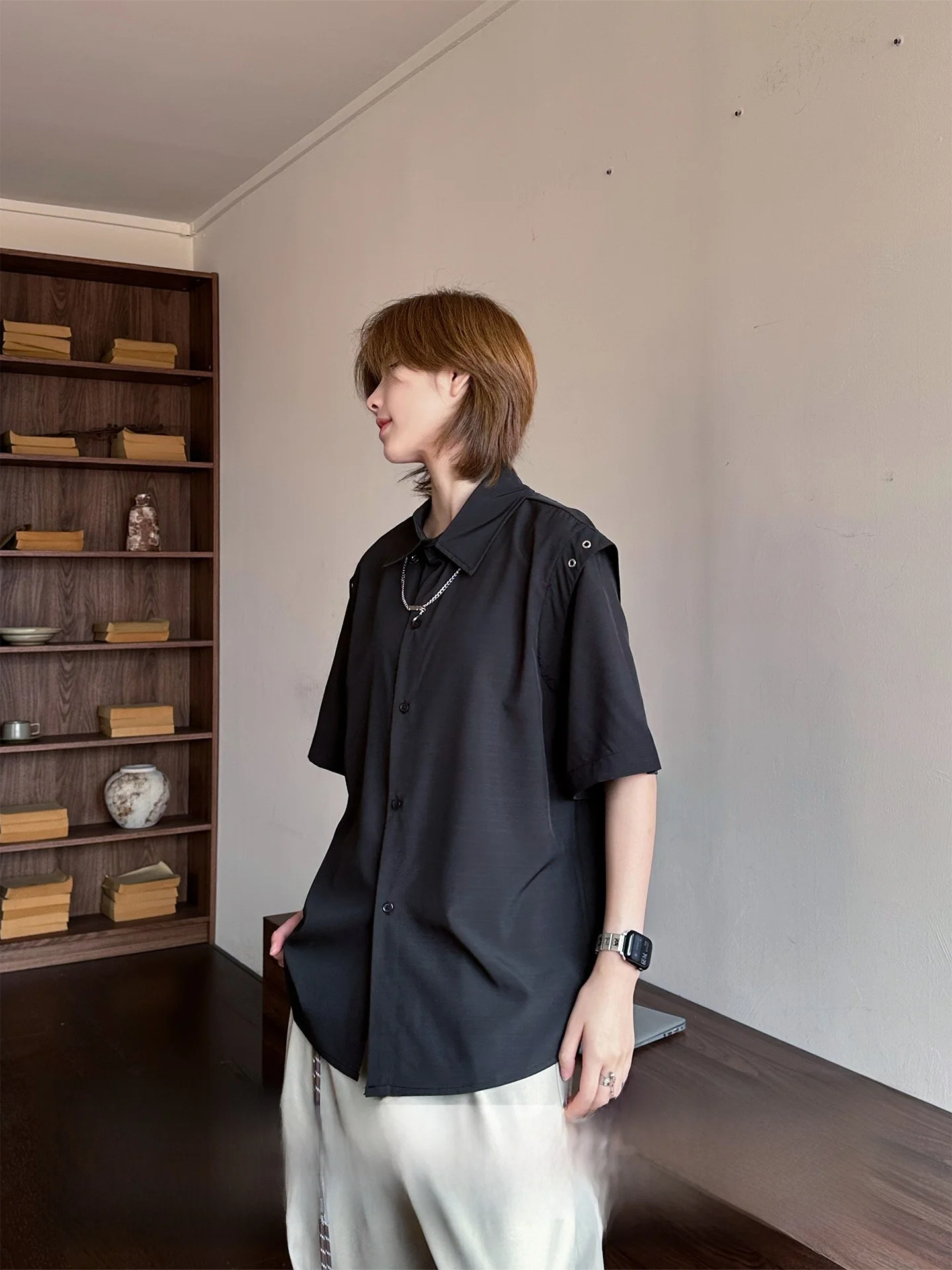 

Легкая дышащая рубашка с коротким рукавом Cleanfit для мужчин и женщин, летняя повседневная, из полиэфирного волокна, до плеч