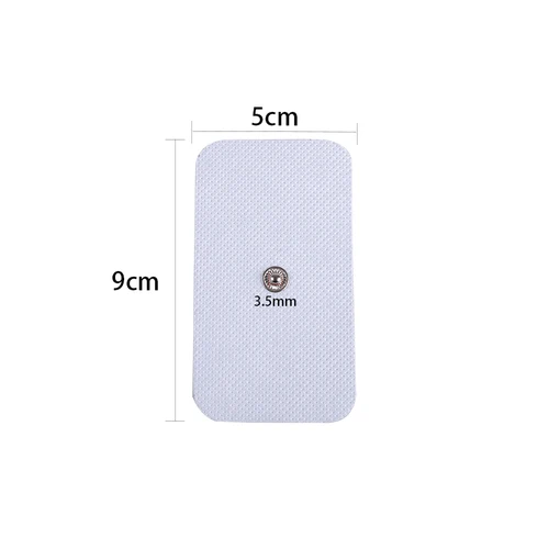 Imagen 2 del producto Almohadillas de electrodos autoadhesivas de 5x9cm, parche para terapia de acupuntura Digital de pulso Tens eléctrico, masajeador, parche de masaje adelgazante