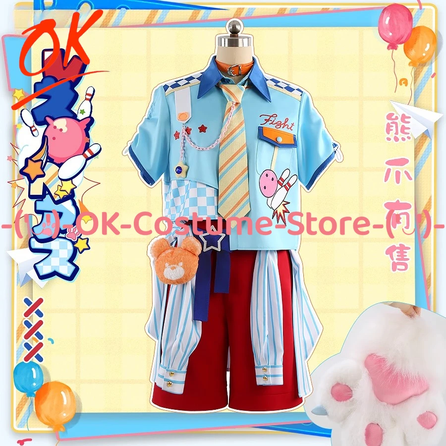 

[Индивидуальный размер] Костюм для косплея Ensemble Stars: Шаффл, Пуфи Банни, Кума Кума, РесКью, Лео, Цукинага, Нацунэ, Тори, Макото, Мицуру