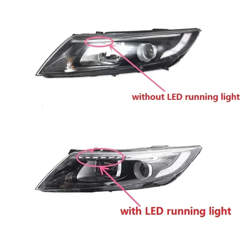 CAPQX For Kia K5 Optima 2014 2015 Front Head Light Headlamp Driving Lamp LED Day Running Light DRL Lamp Headlight Head Lamp Assy