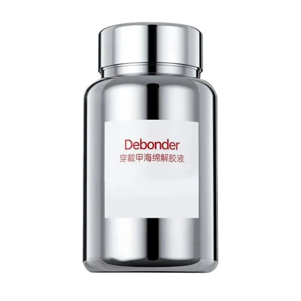 100ml กาวติดเล็บ Remover กาวสําหรับเล็บปลอม, กดบนเล็บกาว Remover เล็บปลอมกาว Remover กาวเล็บ Debonder