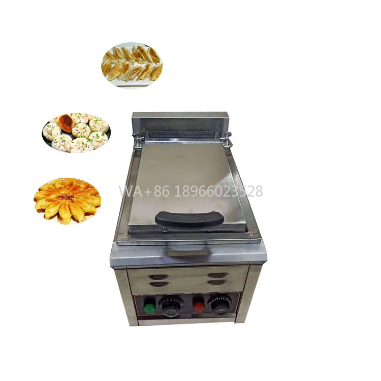 Pequeña máquina eléctrica de freír la parrilla de la plancha de bola de masa Gyoza del rollo de resorte de Samosa de acero inoxidable completo