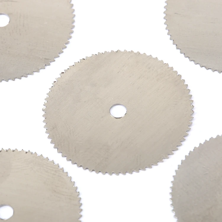 20PCS 22mm Stainless Steel Discs Fits Rotary Tools For Cutting Wood And Plastic DIY Power Tool Accessories Hole Diameter 2mm