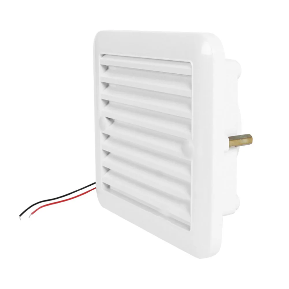 140*130mm RV Side Mounted Air Outlet Exhaust Fan Exhaust Vent Fan RV Side Mounted Air Outlet Exhaust Fan RV Cooling Fan
