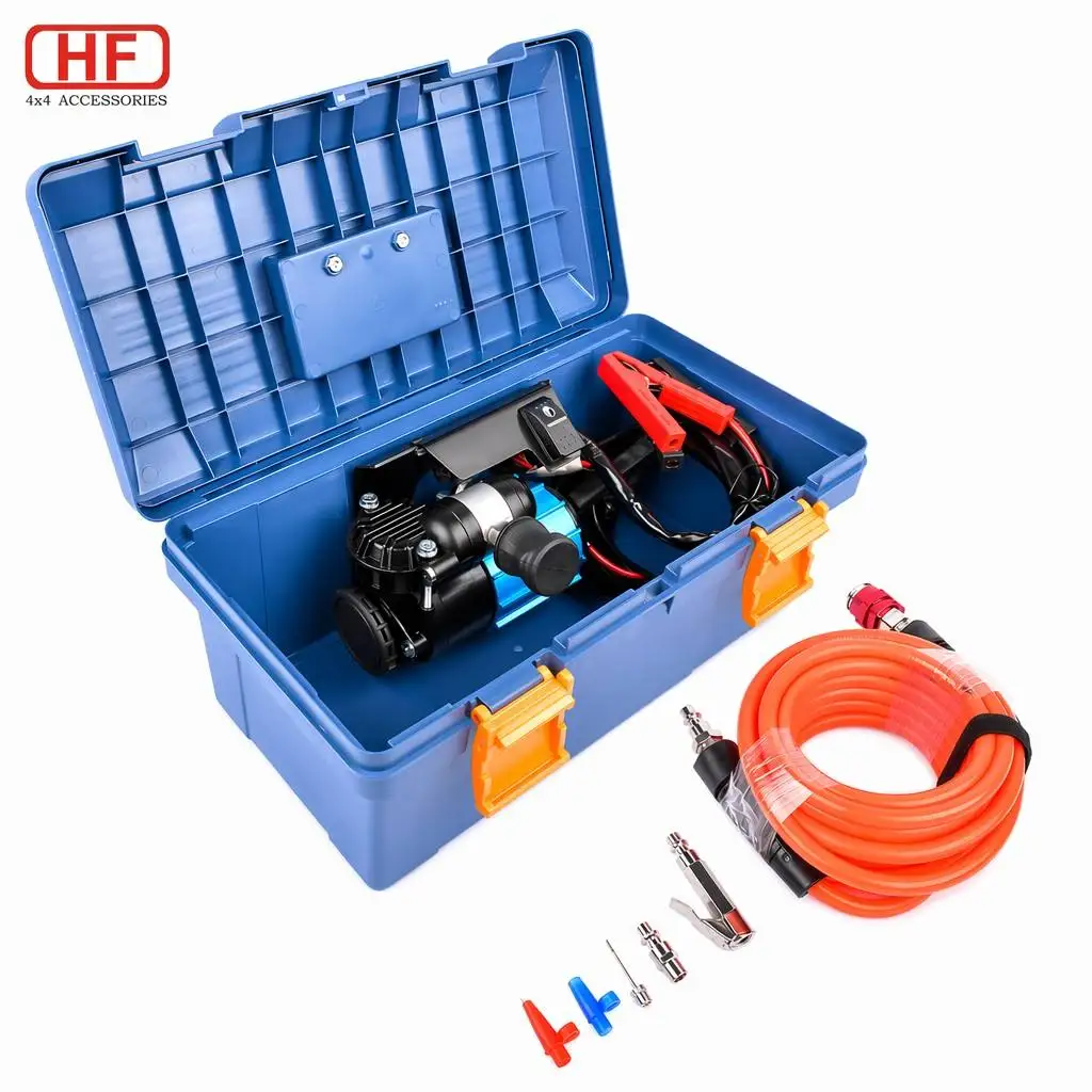 HF CKMP12 12V 75L/min 2.65CFM 150PSI Single Cylinder Portable 4x4 Offroad Air Compressor for Differential Lock  Tire Inflator