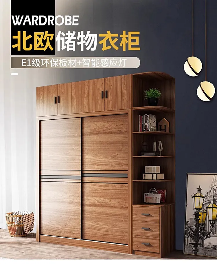 Luxury Material Wardrobe Closet Customized Tall Shelves Open Wardrobes Display Space Saving Muebles Para Hogar Furniture Home