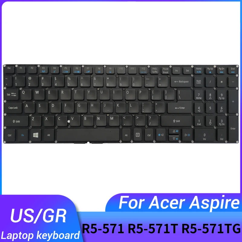 

NEW for Acer Aspire R15 R5-571 R5-571T R5-571TG LV5P-A52BWL US/German laptop keyboard backlight