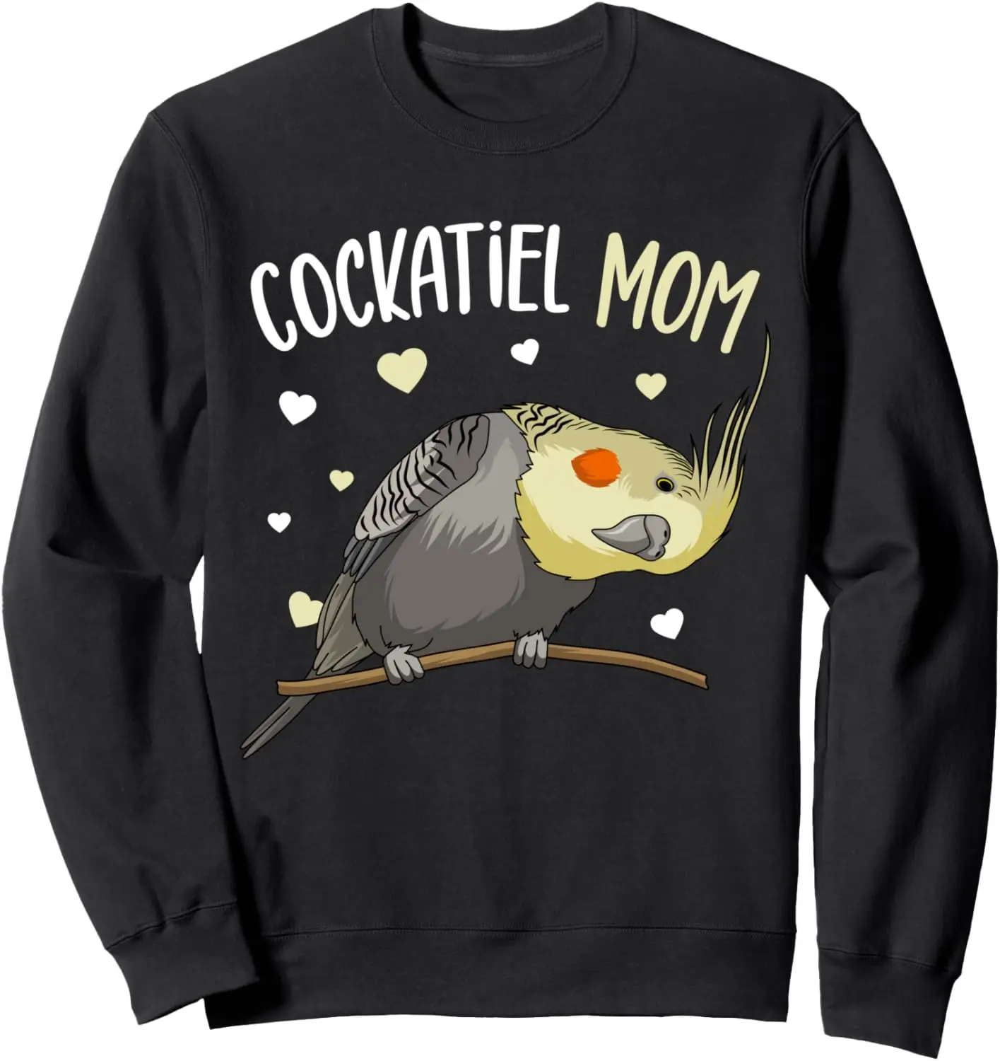 

Женская толстовка Cockatiel Mom Funny Bird Lover