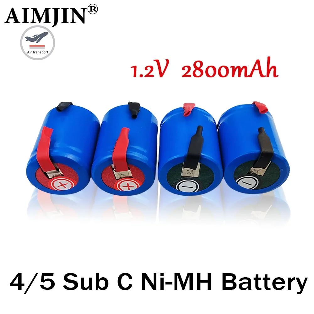 

2800mAh Ni-MH Rechargeable SC battery 1.2v for Vacuum cleaner Sweeper Drone Electric drill battery DIY nickel sheet