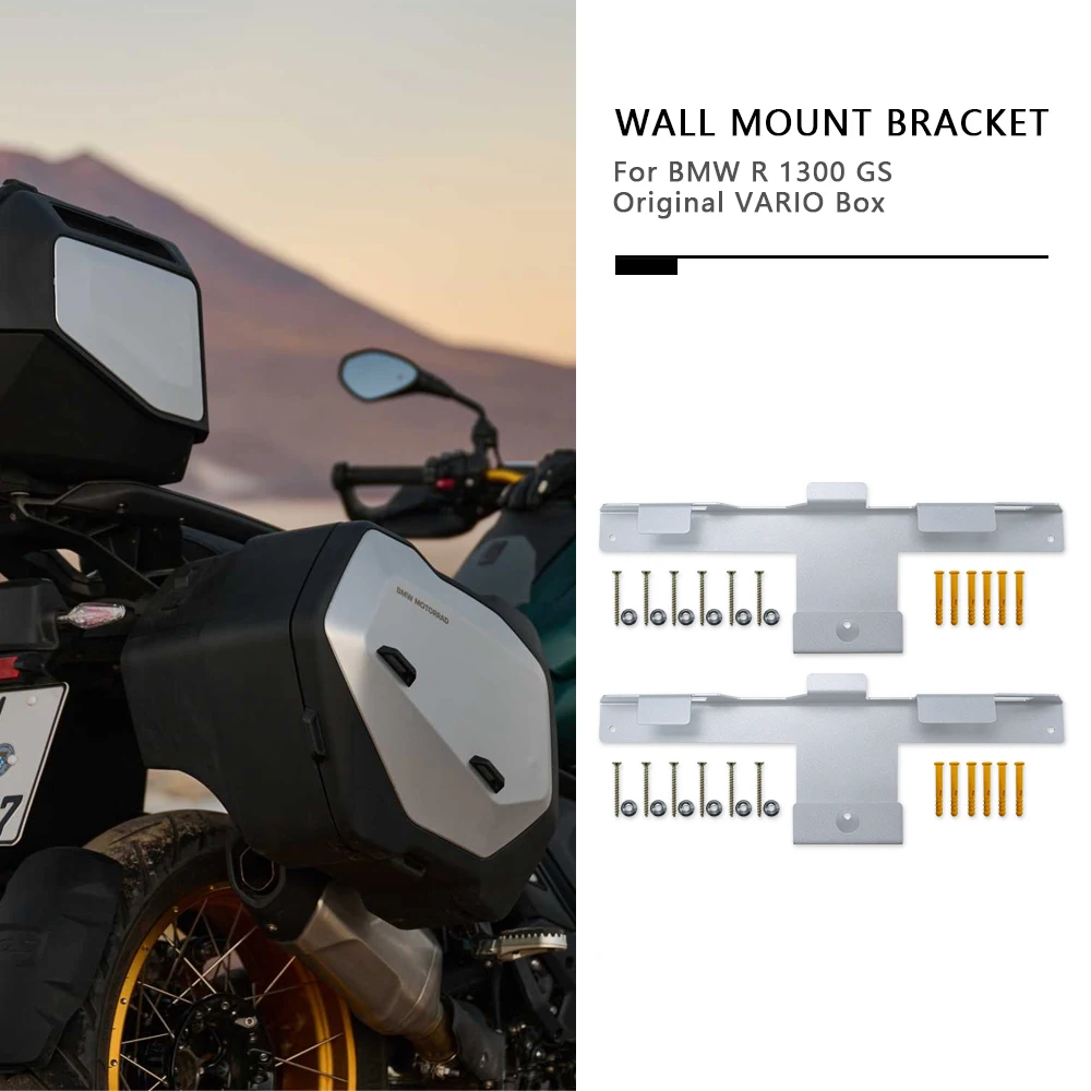 

For Vario Stainless Steel Wall Bounts For BMW R 1300 GS R1300GS R1300 GS Motorcycle Accessories Side Luggage Box Bracket