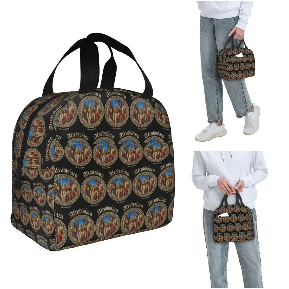 

Rauw Alejandro Insulated Lunch Bag for Kids School Cooler Thermal Food Box Tote Portable Lunch Boxes Container