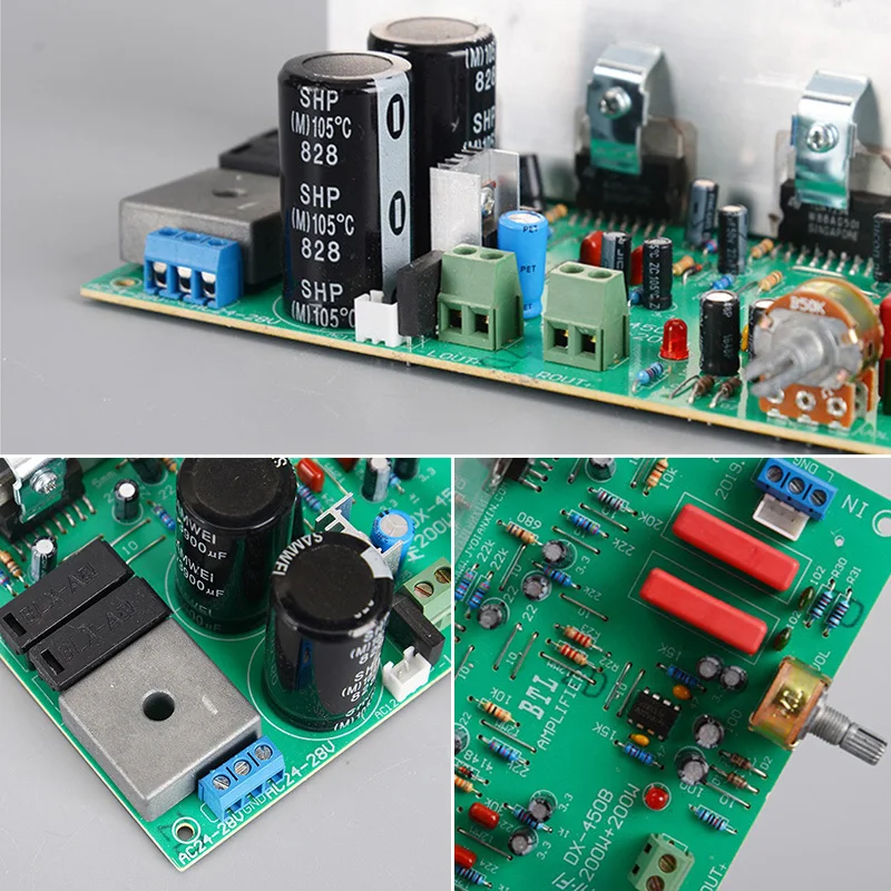 UNISIAN 200W TDA7294 Audio Amplifier Board 2.0 Channel BTL 200W+200W Class-AB High Power Amplifiers