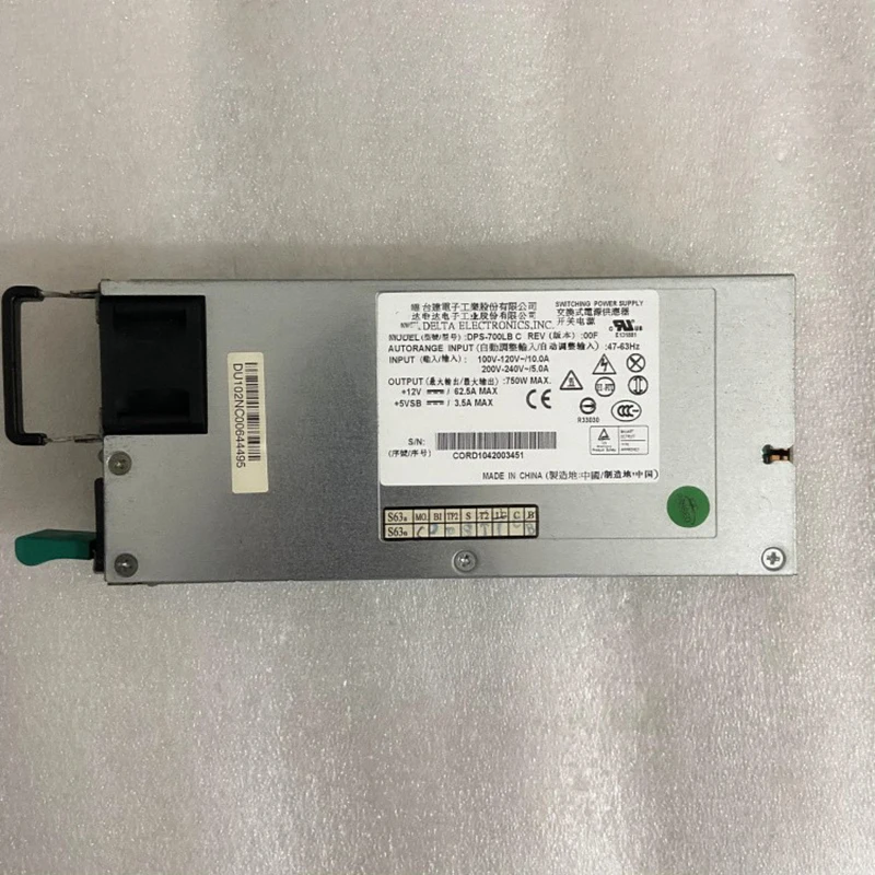 

Для Lenovo Server Power Supply T350 R350 G7 DPS-700LB C 750W 36001817 протестированная поставка высокое качество