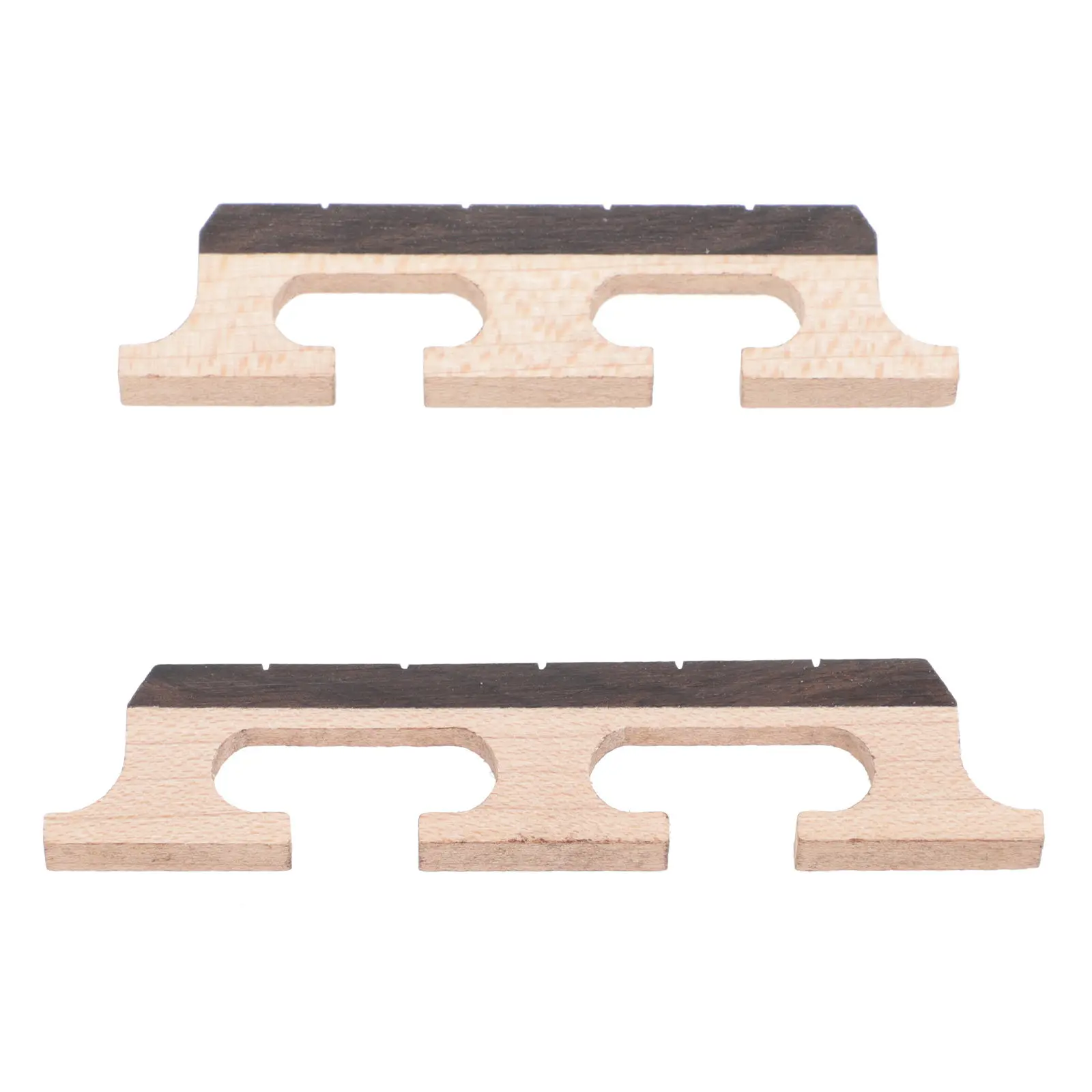 2Pcs Banjo Bridge Saddle High Quality Professional Replacement Banjo Bridge Wooden Part Accessory Musical Instrument Supply