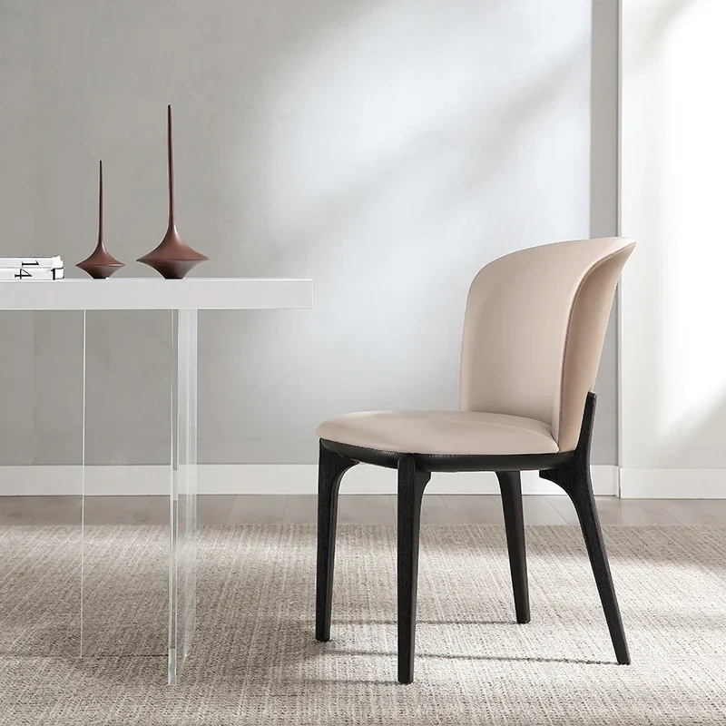 

Italian Design Accent Dining Chairs Kitchen Modern Comfortable Luxury Dining Chairs Bedroom Hotel Home Furniture Cadeira LLDC