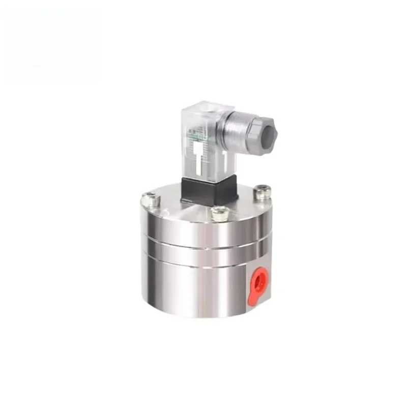 Low Flow Micro Oval Gear Flow Meter High Accuracy Liquid Flow Measurement Sensor for Laboratory Industrial Fluid Testing