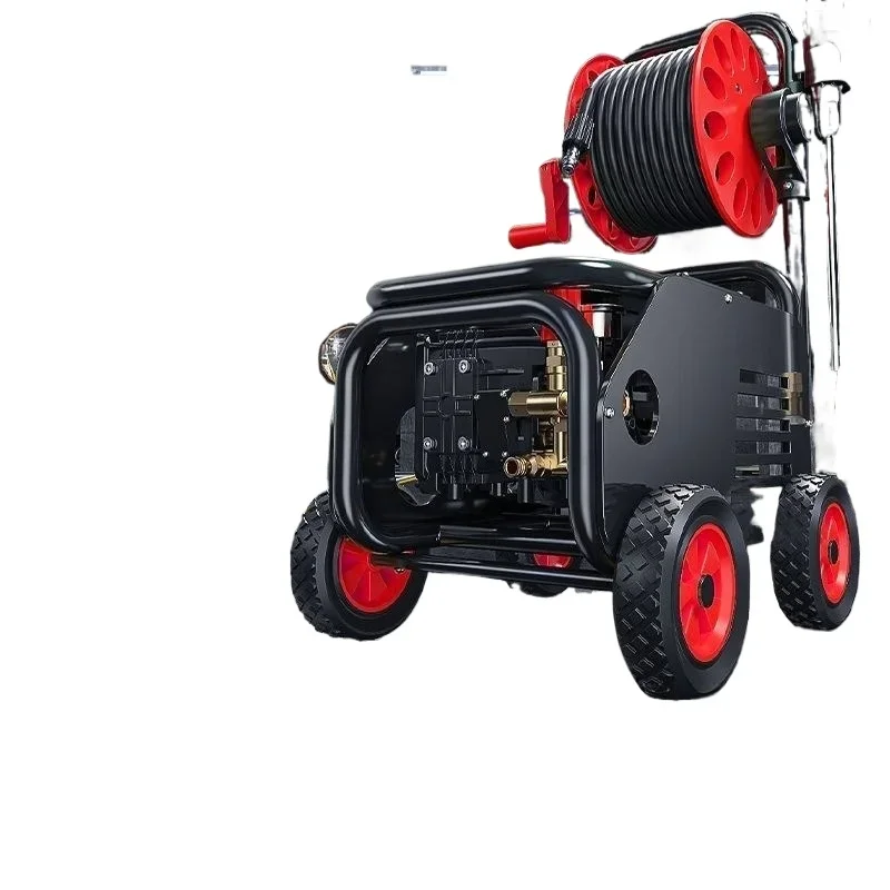 Household 220V commercial high pressure car washing machine, cleaning machine 380V water pump high power washing water gun