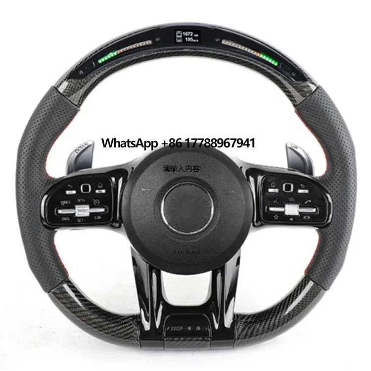 

Carbon Fiber Interior Accessories Car Steering Wheel Accessories Car Steering Wheel for 5 Series New Model Carbon Fiber Steering