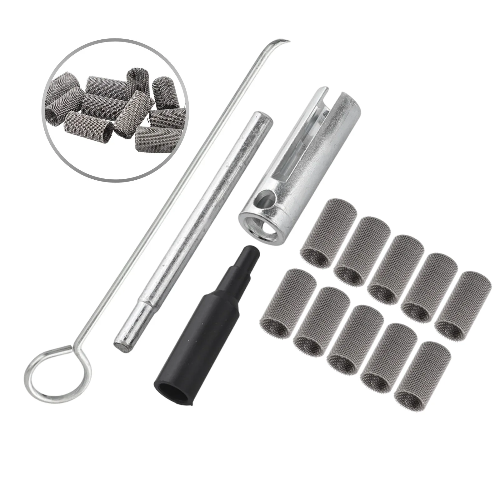 14 stücke Glow Standheizung Spezielle Reparatur Zerstäubung Filter Mesh Fingerhut Schlüssel Kit Für Diesel Luft Standheizung