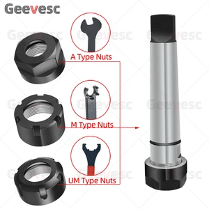 Takım tutucu, diş arkası Kodu, Şaft konik, Chuck, pens, ER -, MT1 MT2 MT3 MT4 MT5 ER11 ER16 ER20 ER25 ER32 ER40 MERHABA bir vidanın milinin en büyük satışlarından 12'si-no. 10