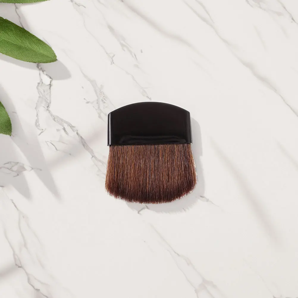 3 pçs mini pincel de maquiagem design compacto para blush em pó aplicação portátil pequena escova facial viagem maquiagem essencial