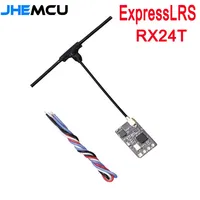 JHEMCU ExpressLRS RX24T 2.4G ELRS Radio Nano Long Range Receiver for FPV Racing Freestyle Long Range Drones DIY Parts LR4 LR5