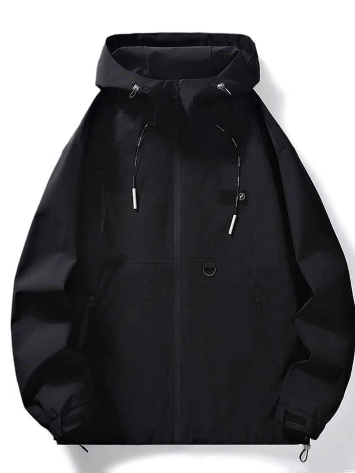 

Retro Japanese Sle Men's Casual Outdoor Work Jaet Spring Autumn Trendy Brand Loose Fit Versatile Hip Haome Hooded Wind...