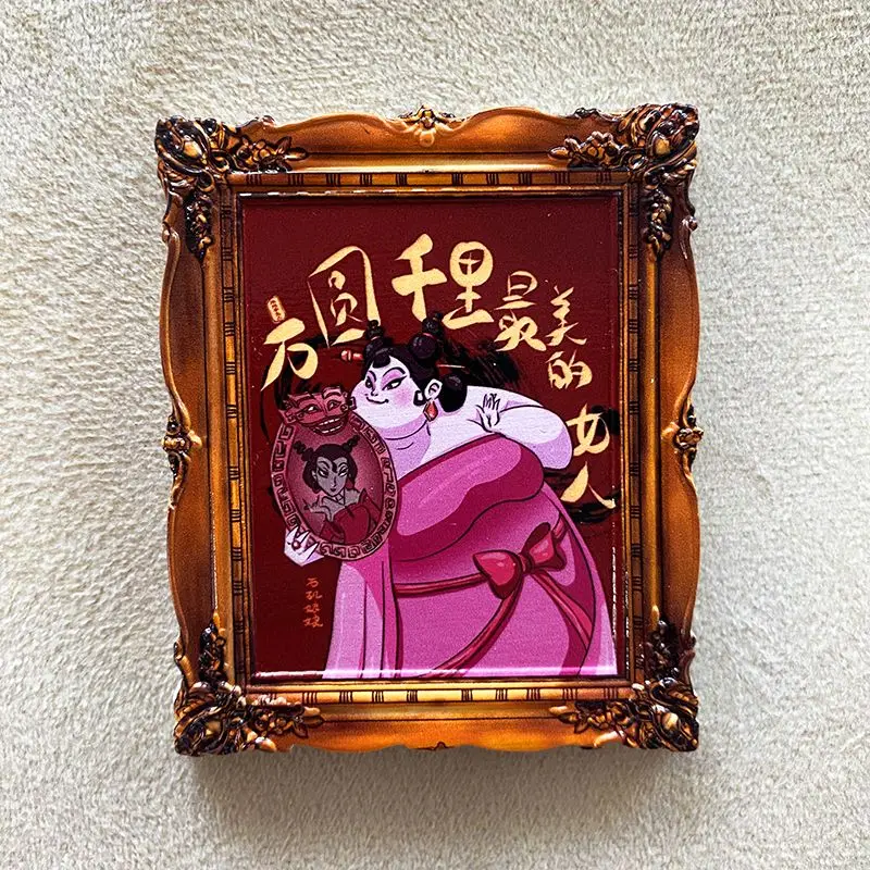 Nezha2Box Magnet Stone Rock Empress Ice Anime Peripheral Quotes Magnetic Sticker Home Decoration Travel Souvenir Collection