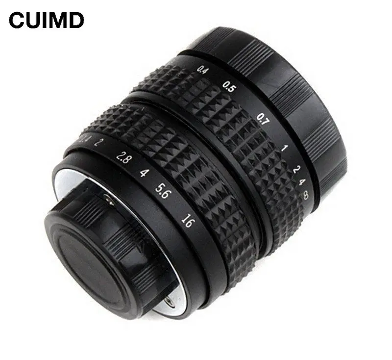 

25mm CCTV F1.4 TV Movie lens+C Mount+Metal lens hood For Pentax Q / Q10 / Q7 / Q-S1 C-PQ