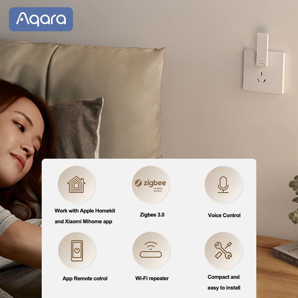 AQARA Smart Home E1 Gateway Zigbee 3.0 USB Port Mini Hub Wireless Connect Remote App Control For Xiaomi MIHOME Apple Homekit APP