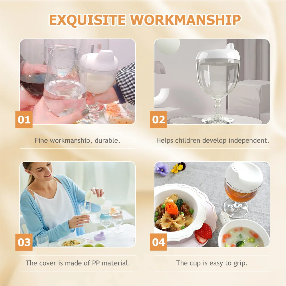 

Kids Learning Cup 150Ml Spill Proof Toddler Training Cup Baby Drinking Bottle For Milk Juice Water Outdoor Travel