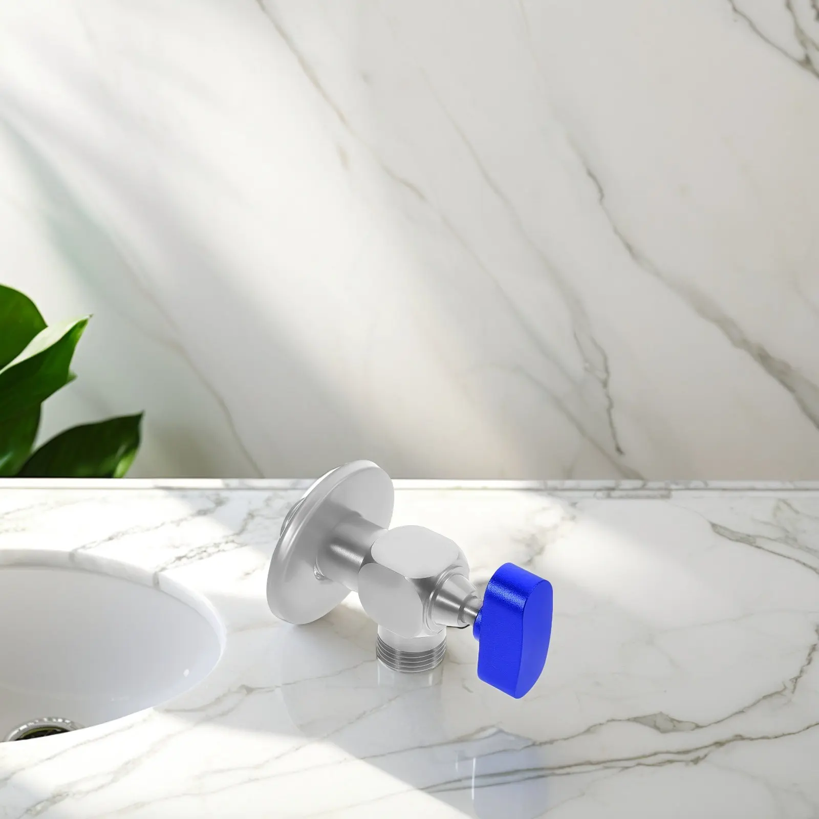 High Flow RV Angle Valve Copper Plumbing Household Fixture Bathroom Water Control Stop Universal Core Hot Cold