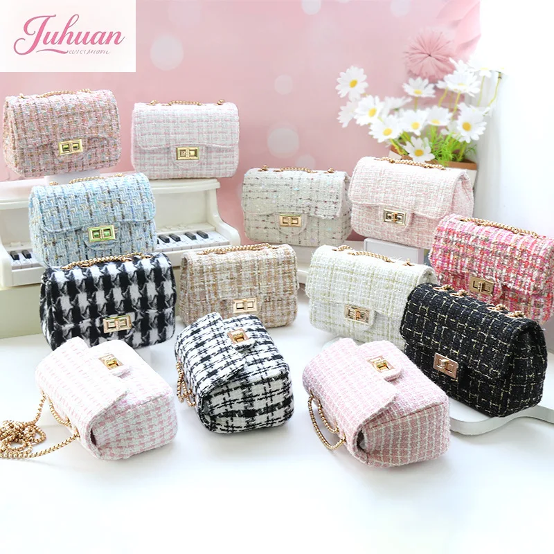 

Japanese Fashion Sweet Beautiful Women's Bags Girl Cotton Linen Rhombus Messenger Bag Versatile Small Square Bag Shoulder Bags
