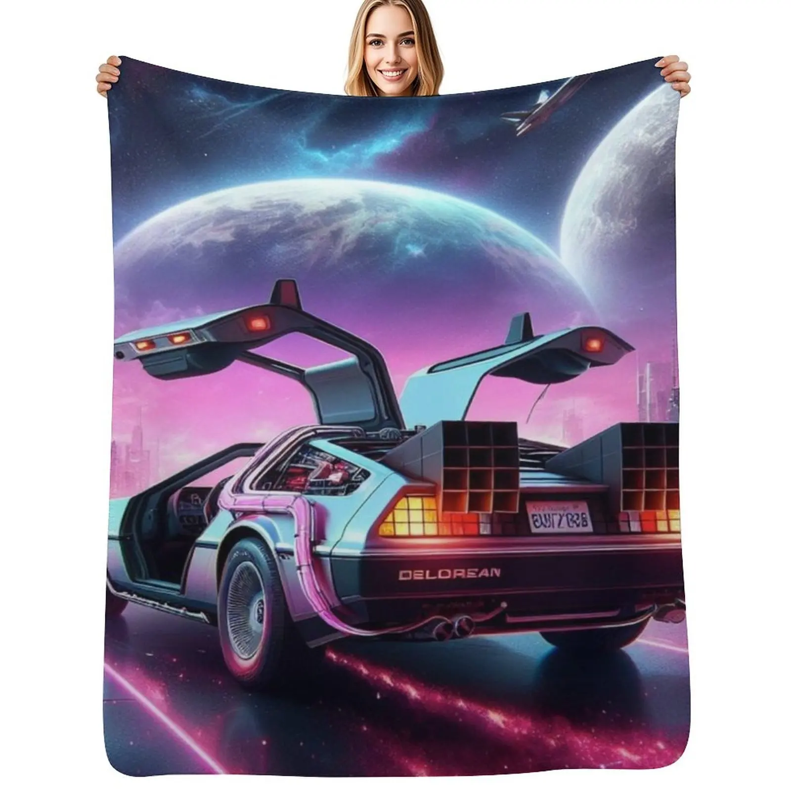 

Back To the Future Throw Blanket Decorative Sofas for sofa Thin Blankets Sofas Of Decoration Blankets