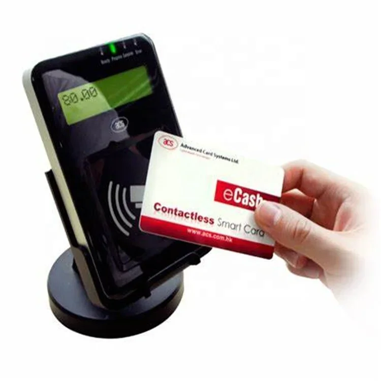 Bus Taxi Card Reader ACR1222L VisualVantage USB NFC Reader with LCD