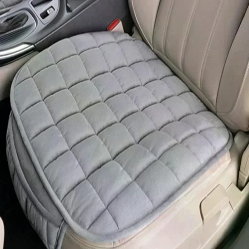Universal Car Seat Cover Winter Warm Plush Cushion Anti Slip Breathable For Front Chair Office or Home Use