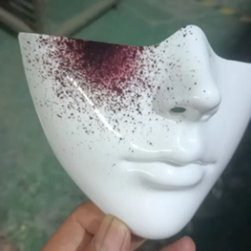 Mechanical Half Face Mask Halloween Cyberpunk Future Technology Aesthetics Face Mask for Cosplay Carnival Fancy Dress Props