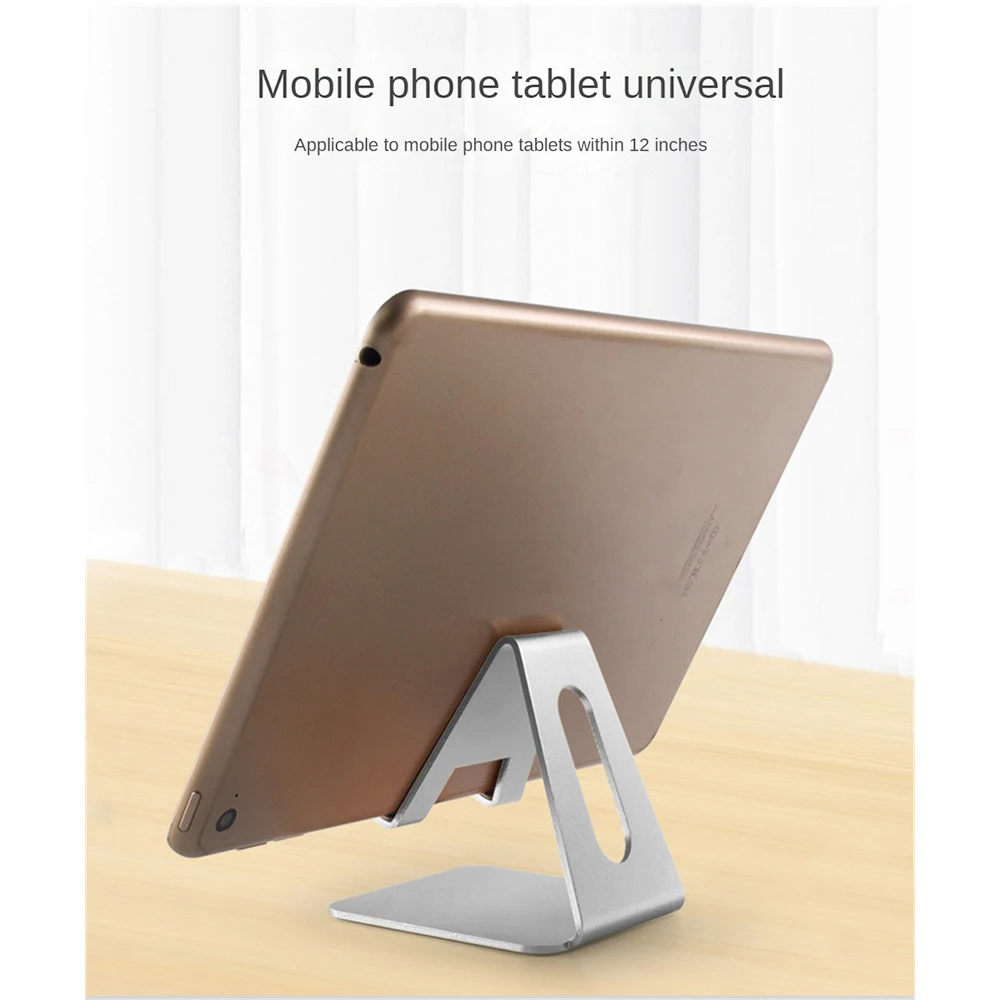 Universele Mobiele Telefoon Stand Bureau Houder Aluminium Telefoon Tablet Beugel Voor 11 Se 7 8 Voor Ipad Mobiele Telefoon Houder