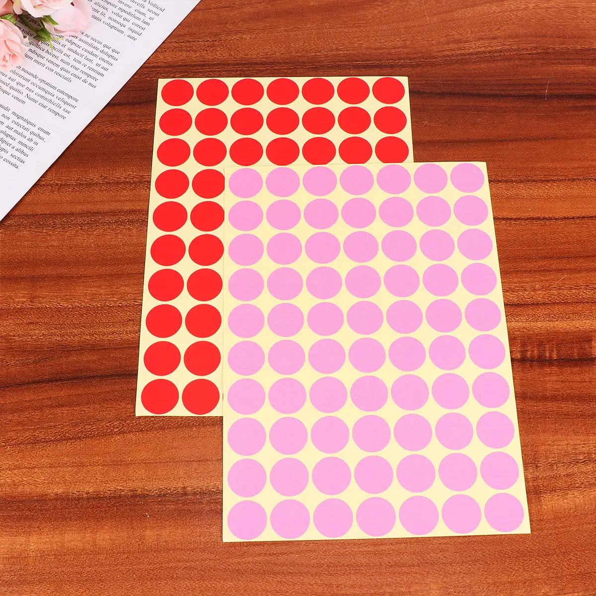 30Sheets Colorful Dot Shaped Round Self-Adhesive Gift Tag Stickers for Party Balloons Cards Parcels Wraps Halloween Birthday