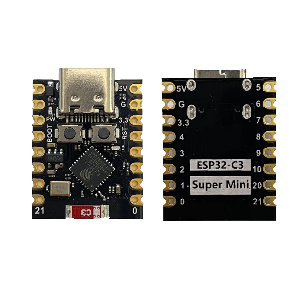 ESP32-C3 SuperMini Black Pink Development Board ESP32 C3  Super Mini WiFi Bluetooth For Arduino