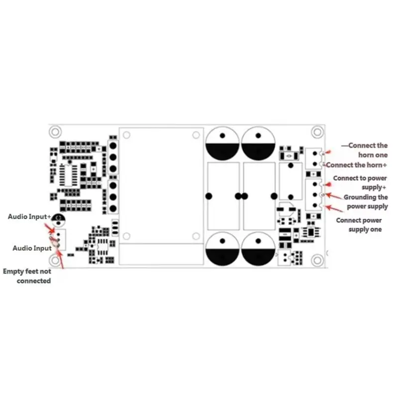 Hochwertiges Mono-Soundverstärkermodul 652F mit 1000 W zur Verbesserung des Bassklangs in verschiedenen Umgebungen, Bühne und – Detail 1